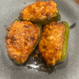 surgの作ってみた!投稿(ピーマンの肉詰め照り焼き風)