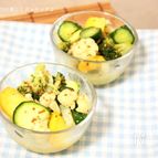 パッパッと10分♪彩り野菜の粒マスタード漬け