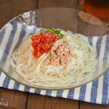 【冷やしぶっかけトマツナ塩素麺】この夏きっとハマる♪