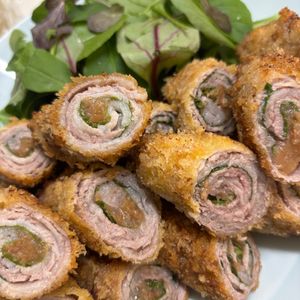 それぞれの作ってみた!投稿(さっぱり食べれる揚げ物レシピ♡『梅しそミルフィーユカツ』)