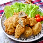 簡単３ステップ♪『ふわふわ♡蓮根の落とし揚げ』