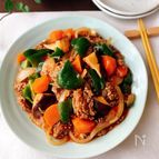 ケチャップ多め☆豚ひき肉の酢豚風炒め