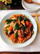 ケチャップ多め☆豚ひき肉の酢豚風炒め