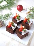 フライパンで簡単！クリスマスチョコケーキ【型・オーブン不要】