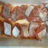 簡単&美味!【秋鮭とほうれん草のクリームスパゲッティ】の下準備