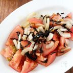 【あえるだけ簡単】塩昆布とトマトのさっぱりサラダ