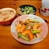 まろみの作ってみた!投稿(エビのレモン醤油炒め)
