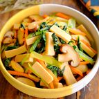 【小松菜と高野豆腐の和風バター煮】また作りたくなるレシピ