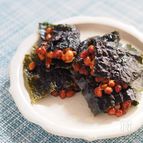 納豆とのりだけで。ツマミに最高！納豆揚げ