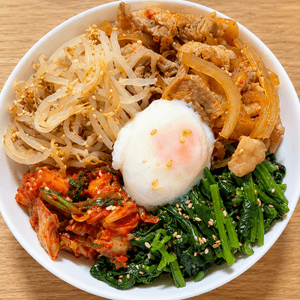 てこの作ってみた!投稿(【甘辛肉のお手軽ビビンバ】絶品！お肉も野菜も一皿で♪)