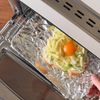 【ごちそうトーストの完成♪】
キャベたまチーズトーストの工程3