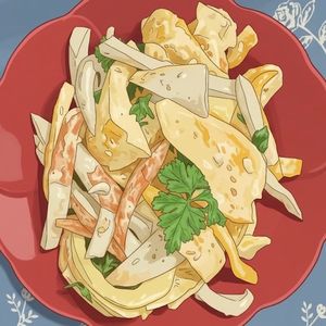 チョビの助の作ってみた!投稿(パプリカとちくわのごまマヨサラダ【ちょこっと副菜】)