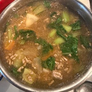 pino😋の作ってみた!投稿(【具沢山でおかずになる♡】かぶとひき肉の中華風とろみスープ)