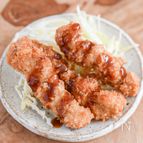 マヨネーズでやわらか！むね肉のスティックフライ