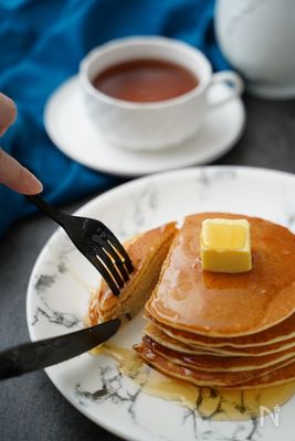 パン初心者も失敗なし もっちりイーストパンケーキ 卵あり By Kombucha Aya レシピサイト Nadia ナディア プロの料理家のおいしいレシピ