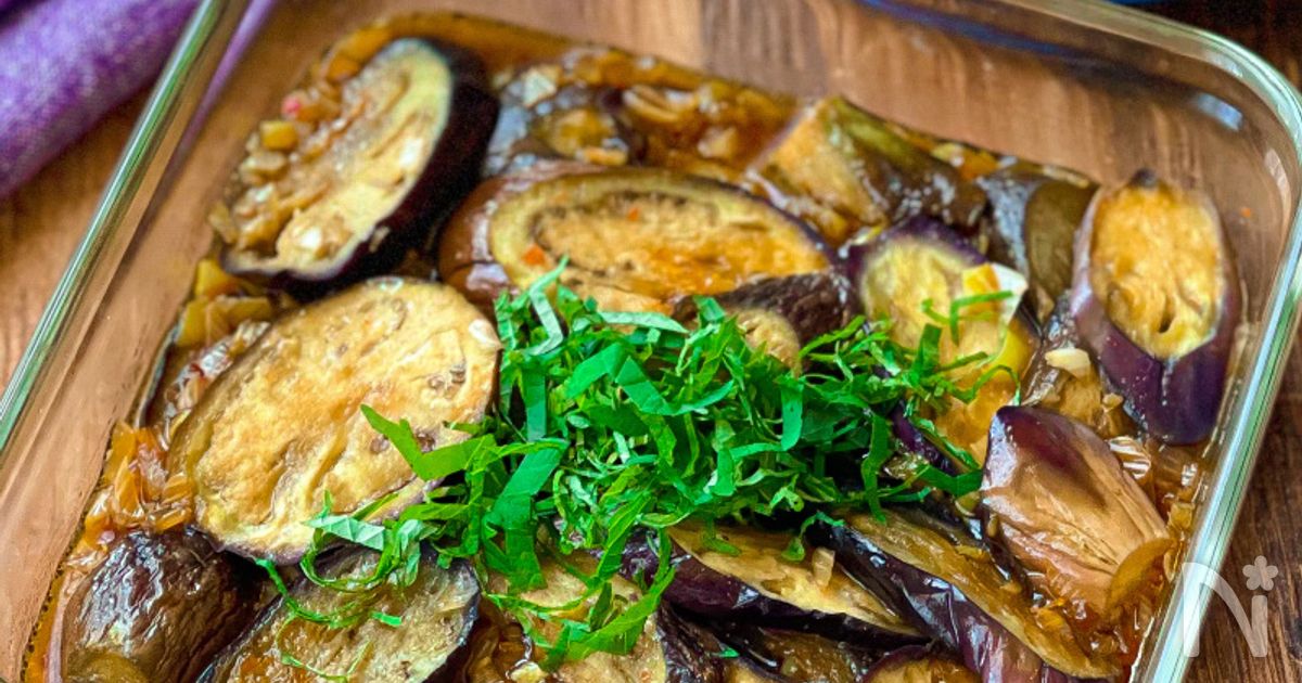 やみつき☆【とろとろ茄子のピリ辛煮びたし】火を使わない♪ | レシピ