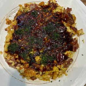 くだもの大好き🧡の作ってみた!投稿(作ってみた！で大人気【豆腐お好み焼き】)