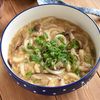 【きのこたっぷり!とろ～り卵のあんかけうどん】体が温まる！