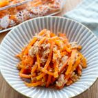 レンジで一発！にんじんのポン酢和え