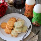 バレンタインに変わり種♪卵黄1つ！【米粉おつまみサブレ】