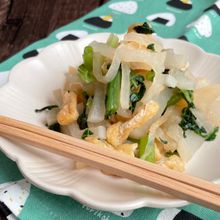 子どもも食べやすい!大根と小松菜のさっぱりサラダ*