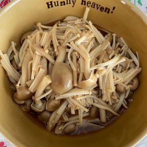 万福の作ってみた!投稿(【5分で完成♡レンジできのことちくわのバタポン和え】簡単！)