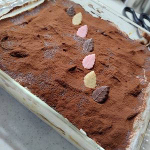 もんぶらん°・*:.。.☆の作ってみた!投稿(クリスマスにぴったり！混ぜて冷やすだけ!簡単ティラミス)