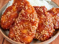 【味噌ダレチキンカツ】タレはレンジで作れる♪