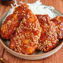 【味噌ダレチキンカツ】タレはレンジで作れる♪