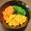 りんの作ってみた!投稿(栄養満点♩塩鮭３色丼)