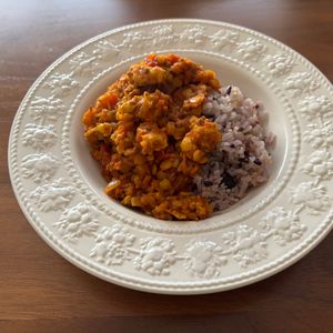 こむぎの作ってみた!投稿(レンズ豆のキーマカレー)