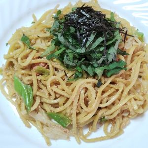 M＊Pの作ってみた!投稿(オイスターソースが隠し味♡5分でたらこ焼きそば)