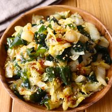 5分で完成！【白菜とわかめの旨ダレナムル】胡麻油香る♩