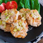 絶対ビール！黄金比率 de『むね肉つくねのネギ塩レモンだれ』
