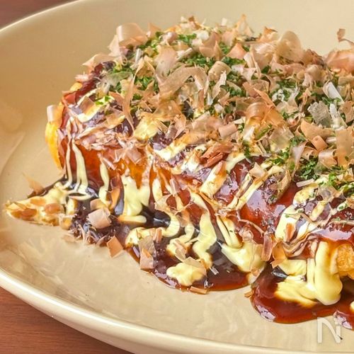卵焼き器で簡単に✨お手軽たこ焼き風オムレツ🐙