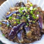レンジで簡単♪麻婆茄子