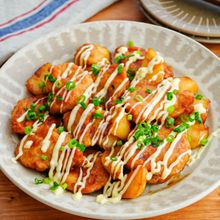 鶏むね肉とじゃがいもの照りマヨ【ご飯がススムがっつりおかず】