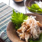 【驚きの柔らかさ】鶏ささみと長ねぎ、ザーサイの中華風あえもの