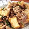 【レンジで5分】ごはんがすすむ💛豚コマと揚げ豆腐の甘辛ダレの工程3