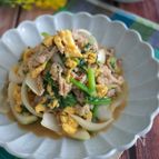 シャキッと玉ねぎ♪豚肉と卵の中華炒め