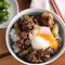 ふきと牛肉の味しみ丼