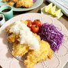 のりのり🐾🎀🤍の作ってみた!投稿(【おろしチキンカツ】鶏むね肉でヘルシー♡さっぱり！)