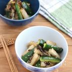 火を使わず簡単！大根ときゅうりの塩昆布おかか和え