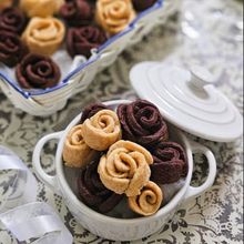 口の中でやさしくほどける🌹バラのチョコクッキー