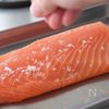 【低温調理】サーモンとハーブのコンフィサラダの工程1