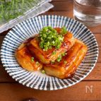 カリッ！もっちもち♡焼いてからめるだけ「甘辛ねぎ味噌餅」