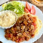 【作り置きにもピッタリ！】野菜たっぷりミートソース