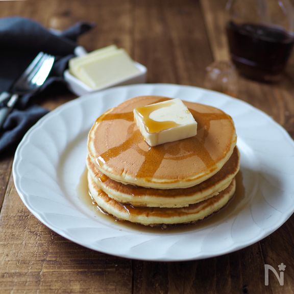 昔ながらのパンケーキ【基本のパンケーキ・HM不使用】