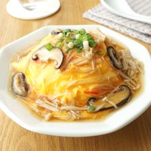 【きのこ天津飯】ボリューム満点！