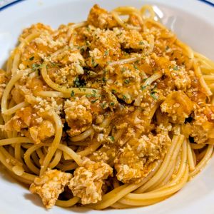 まゆのの作ってみた!投稿(【ワンパン・ボロネーゼ】まるで洋食店♪)